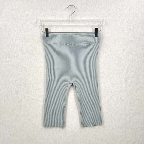 LUNYA Lounge Shorts Womens Large Chilled Blue Cozy Cotton Silk Bike Shorts NEW - Picture 3 of 14